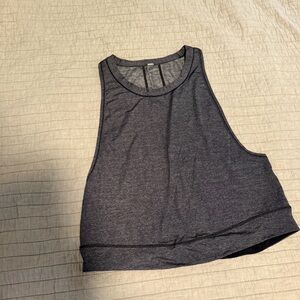 lululemon navy work out top